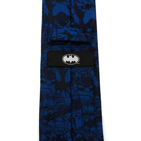 DC Batman Comic Blue Tie