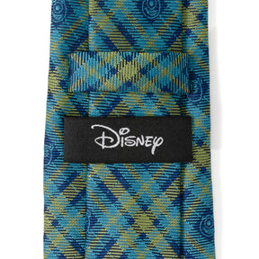 Disney Pixar Monsters Inc. Plaid Blue and Green Tie