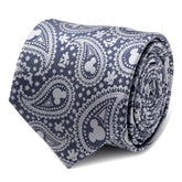 Disney Mickey Mouse Gray Paisley Mens Tie