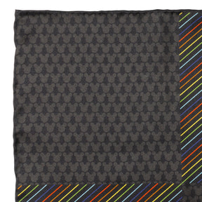 Disney Mickey Mouse Silhouette Rainbow Pocket Square