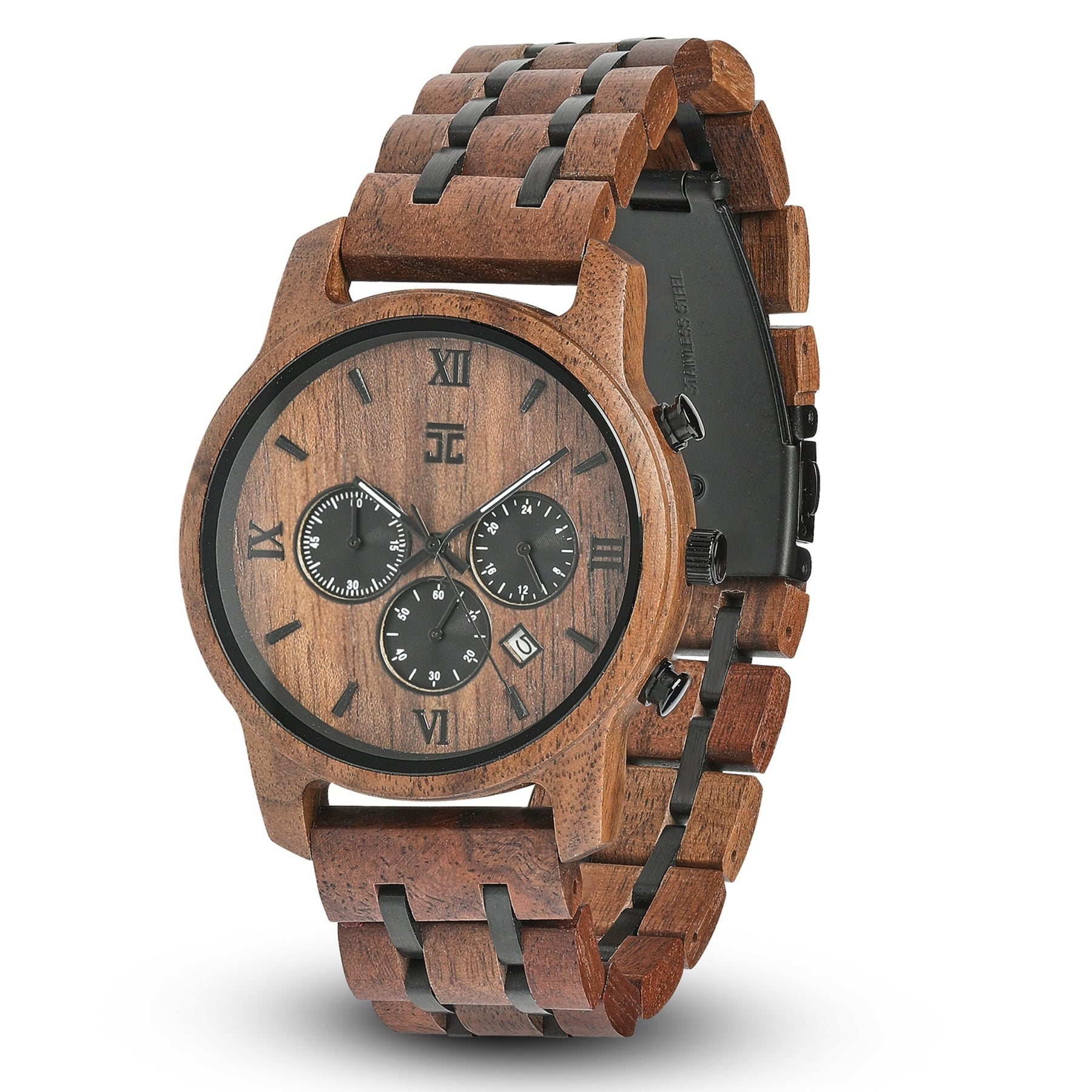 Espresso | Walnut Chronograph - Dapper Direct