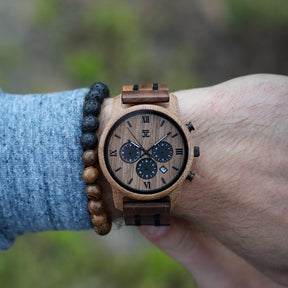 Espresso | Walnut Chronograph - Dapper Direct