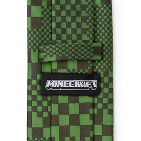 Minecraft Pixelated Creeper Green Men's Tie