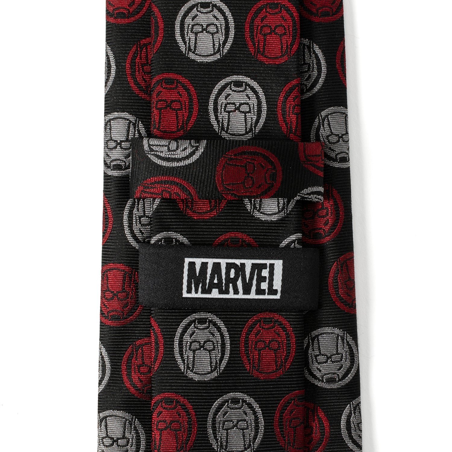 Marvel Ant-Man Red and Gray Charcoal Tie