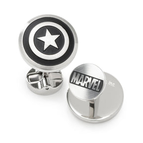 Marvel Captain America Shield Stainless Steel Cufflinks