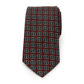 Marvel Deadpool Men's Black Tie