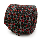Marvel Deadpool Men's Black Tie