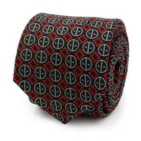 Marvel Deadpool Men's Black Tie