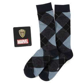 Marvel Guardians of the Galaxy Groot Rocket Argyle Blue Gift Set