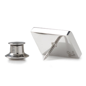 Stainless Steel Engravable Lapel Pin