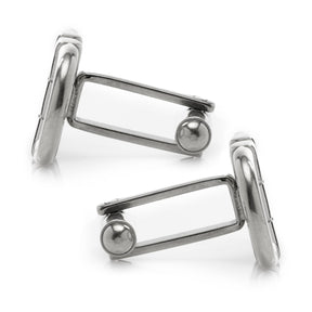Horse Bit Stainless Steel Cufflinks