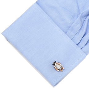 Moving Monkey Pirate with Hat and Sword Cufflinks