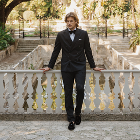 Men's Black Velvet Milano Loafer - Dapper Direct