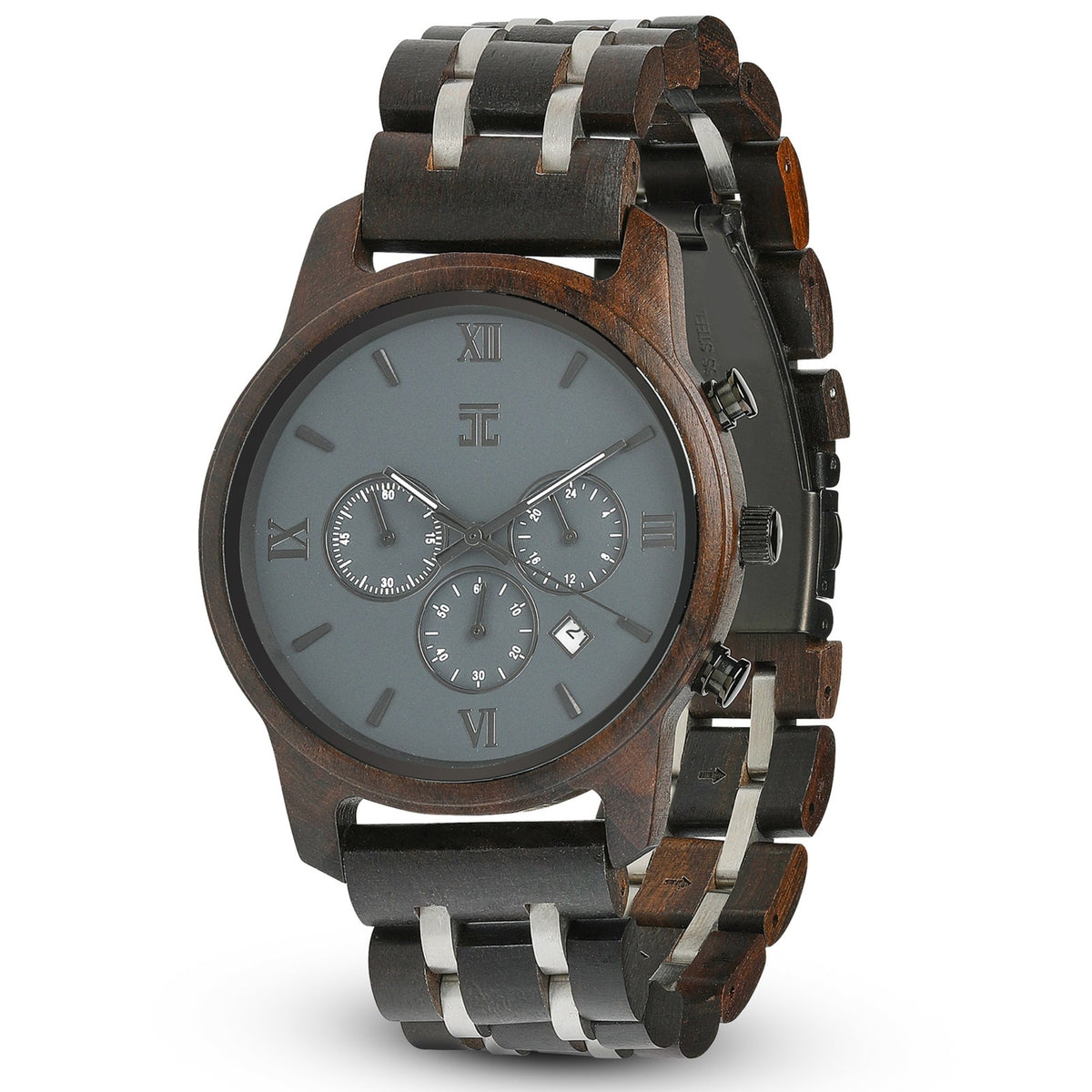Silver Fox | Black Sandalwood Chronograph - Dapper Direct