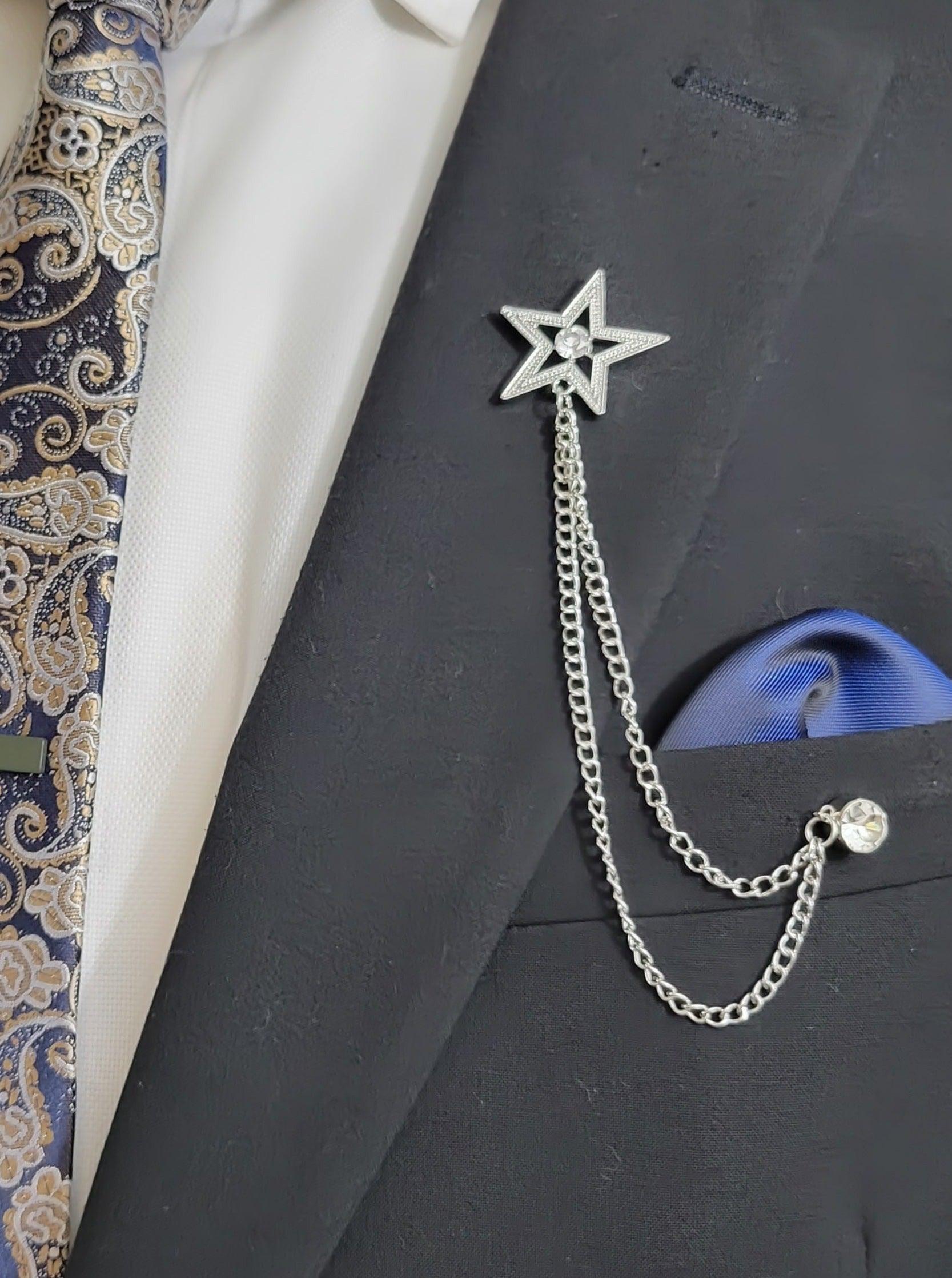 Star Lapel Chain